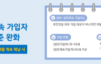 국민연금공단, 임의·임의계속 가입자 자격상실 기준 완화