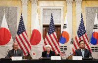 한미일 재무장관 “원·엔화 평가절하 과도…우려 인지”