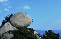 [이일화의 포토에세이] 수락산 암벽 타기