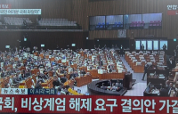 ‘비상계엄 해제요구 결의안’ 본회의 가결…“계엄선포 무효”