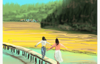 [디지털 붓으로 그린 세상] 외나무다리 건너면 400년 역사 ‘생생’