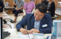 순천농협, ‘NH 모두안심재해보험’ 1호 가입 기념행사 개최