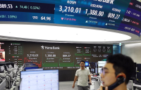 코스피 닷새만 3,210대 마감…코스닥 ↑